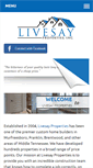 Mobile Screenshot of livesayprop.com